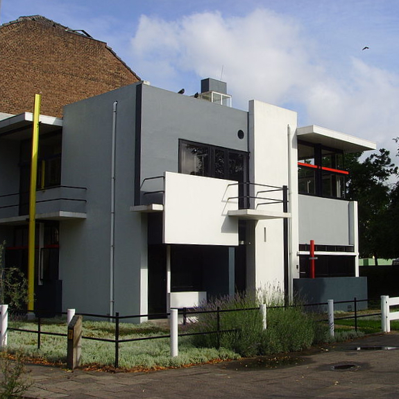 The Rietveld-Schroder House in the Netherlands