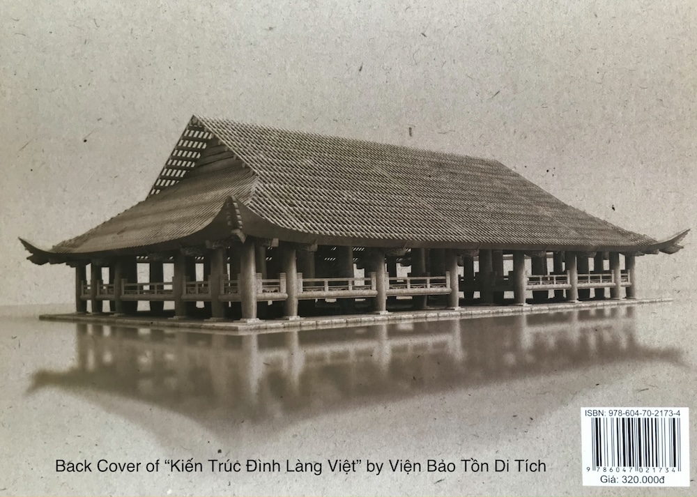 Model of a typical đình or community center in southern Vietnam -- traditional architecture.